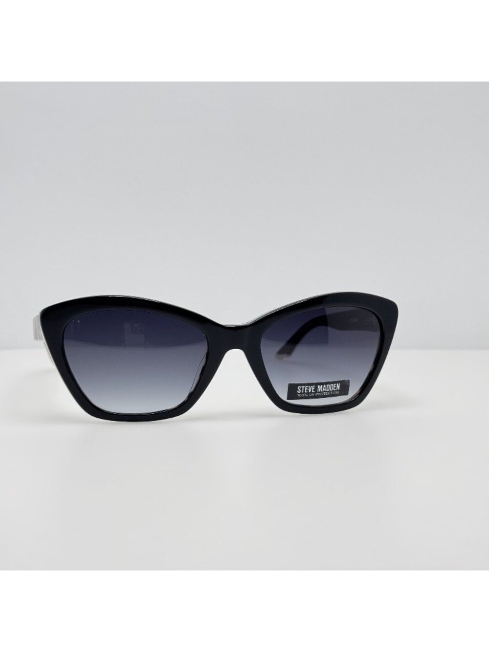 Steve Madden Sunglasses Classify Black Laminate 55-19-135